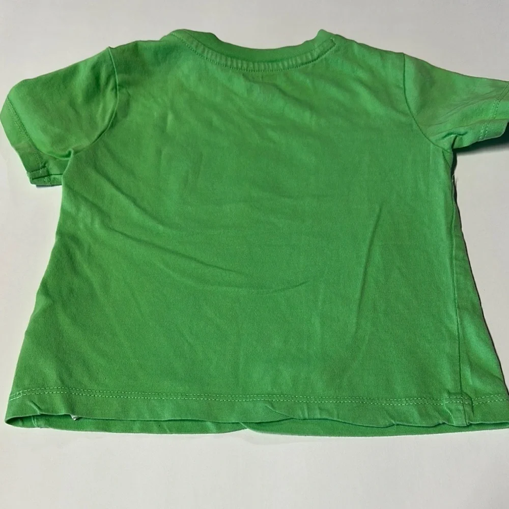 Ralph Lauren Green Short Sleeve Tee with Iconic Logo